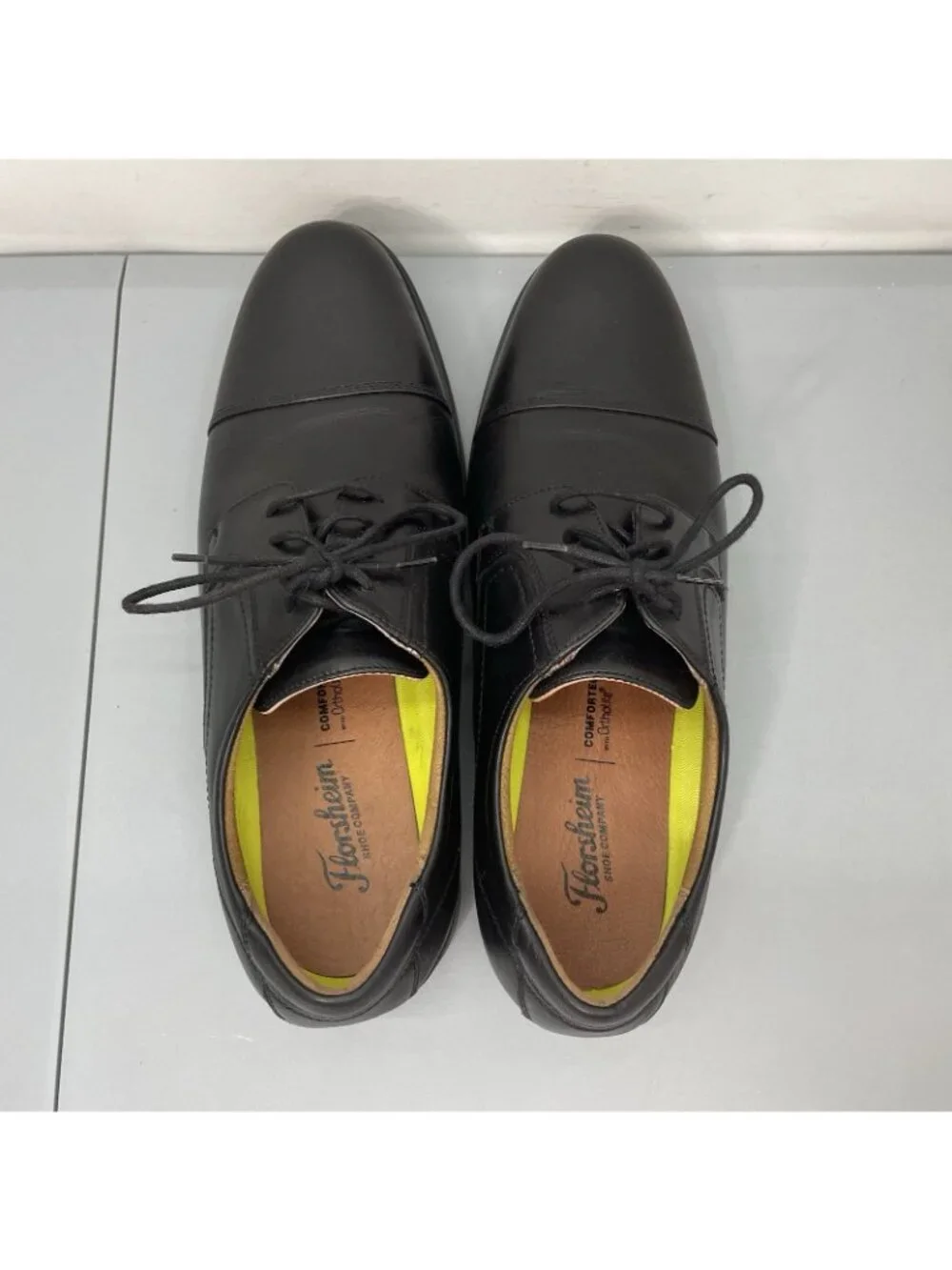 Florsheim Midtown Cap Toe Oxfords Dress Shoes Leather Black Mens 12 D